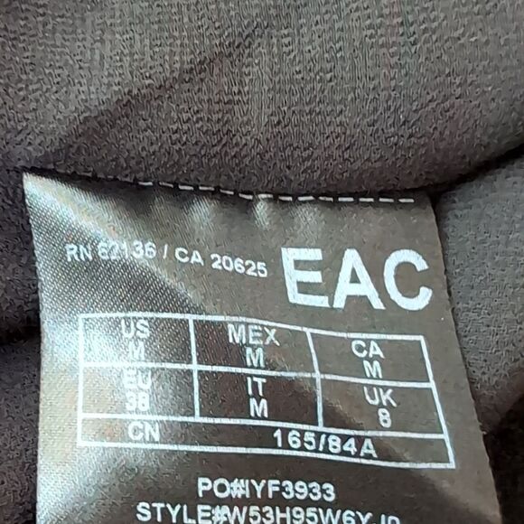 Guess LA black ruffle fringe tank size M party top - Picture 7 of 11